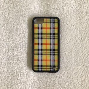 🌼 WILDFLOWER 🌼 yellow plaid phone case